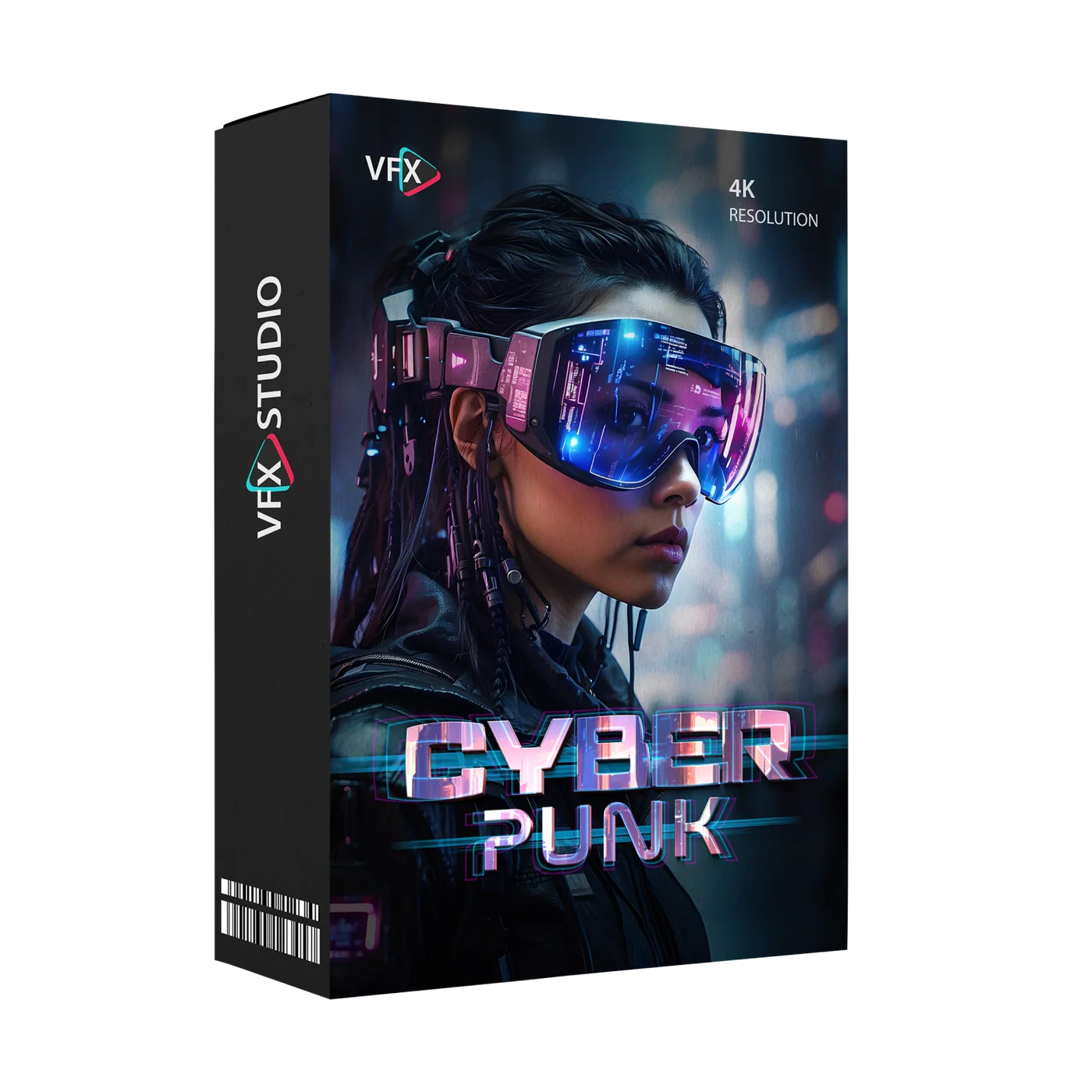 CyberpunktheFuture.4KVideoOverlays Cyberpunk: The Future | 4K Video Overlays | VFX Studio - Image 1